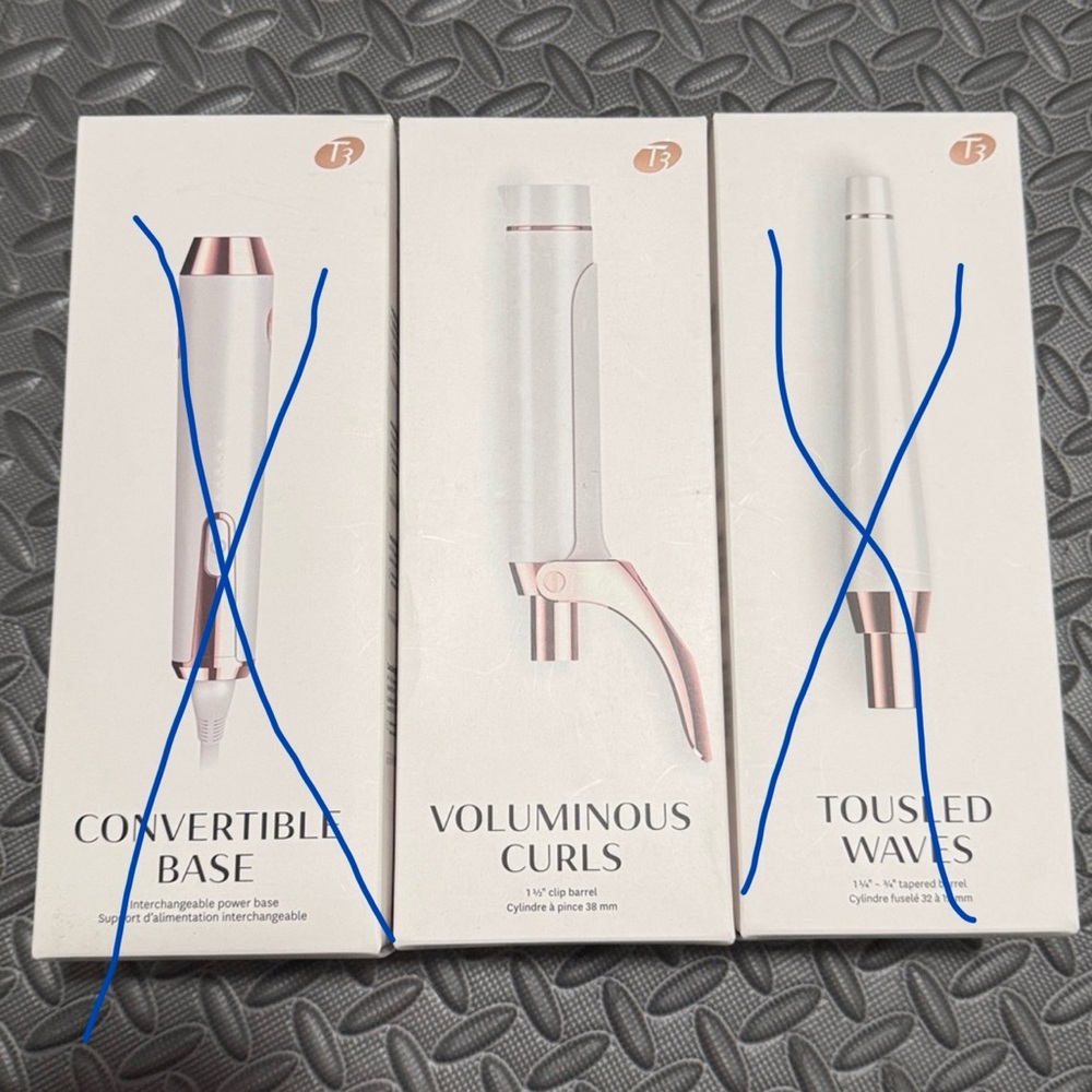 T3 Voluminous Curls 1.5 inch barrel